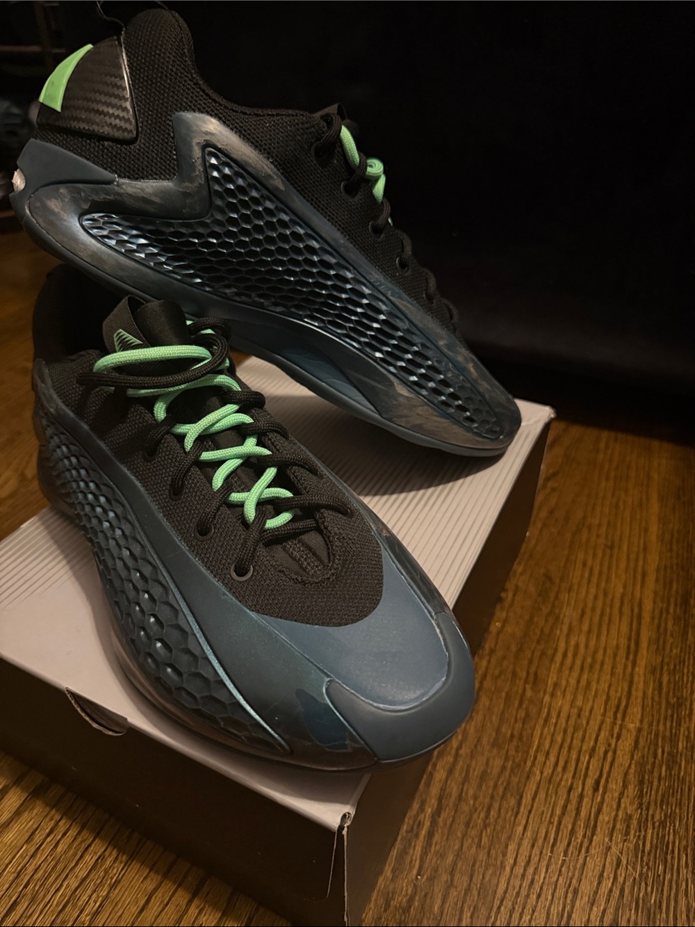 adidas Men's Athletic Shoes in Black, Teal, and Mint